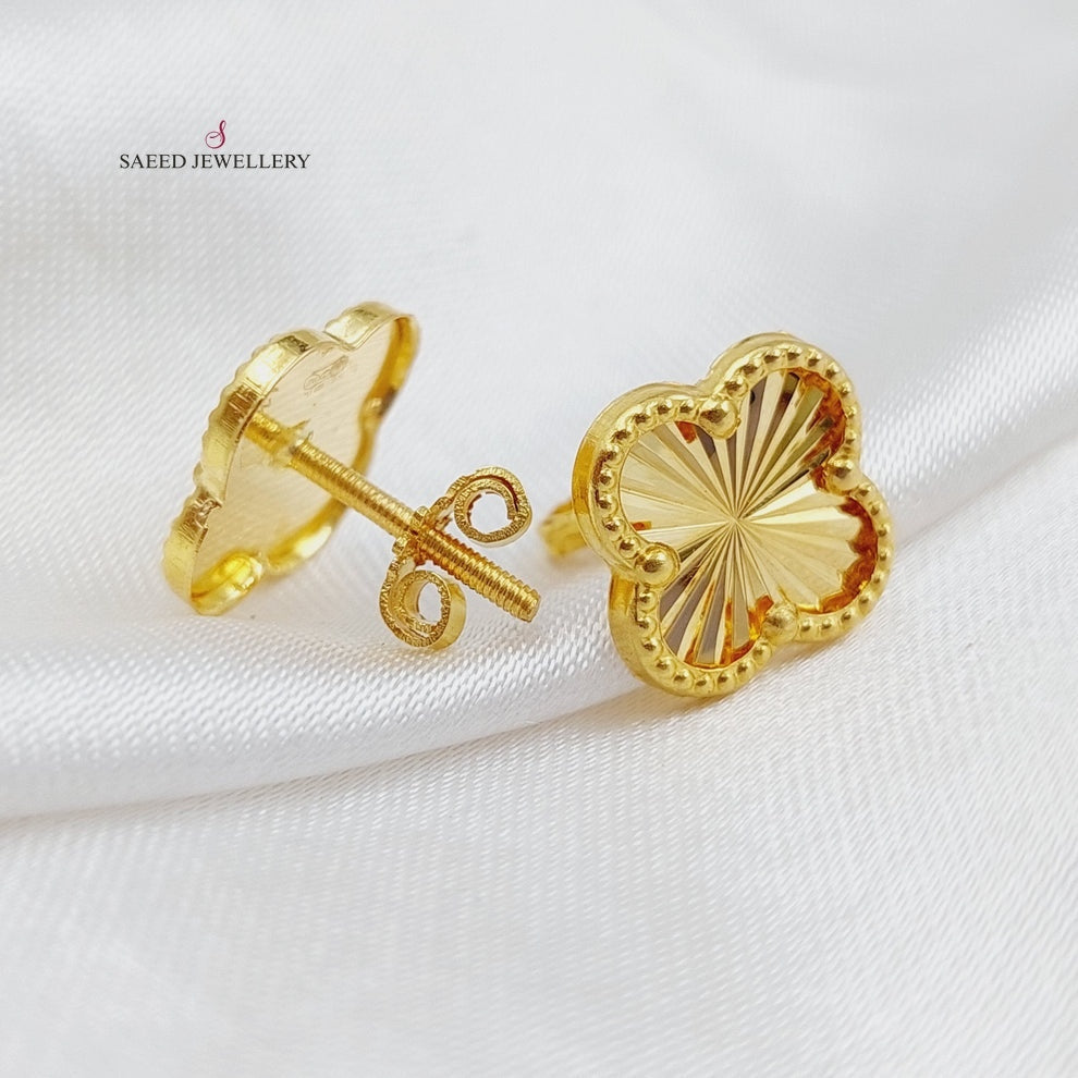 18K Gold Butterfly Earrings by Saeed Jewelry - Image 3