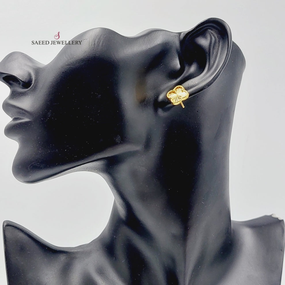 18K Gold Butterfly Earrings by Saeed Jewelry - Image 5