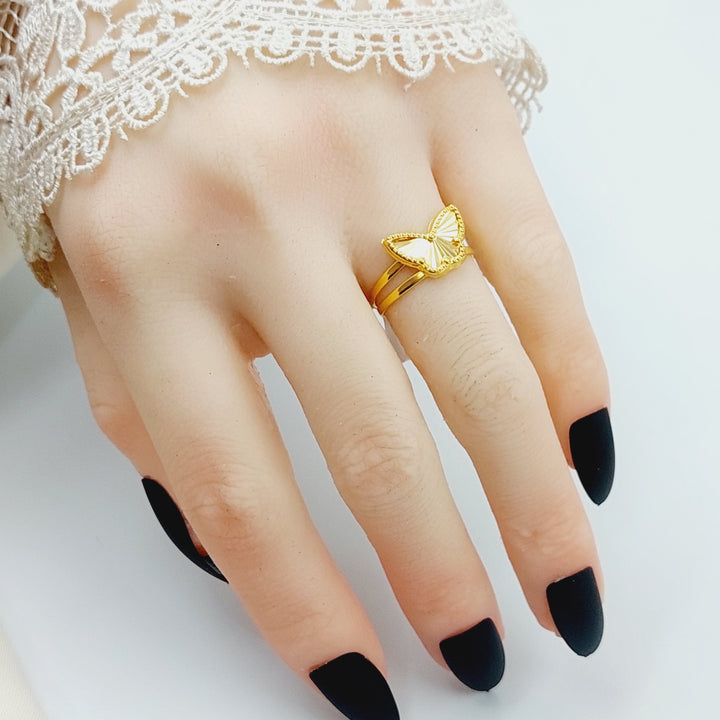 18K Gold Butterfly Ring by Saeed Jewelry - Image 3