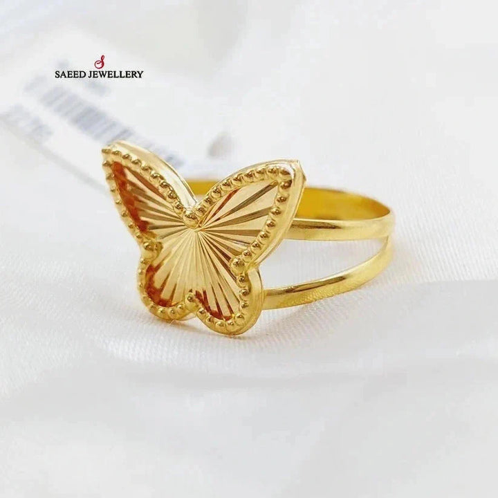 18K Gold Butterfly Ring by Saeed Jewelry - Image 3