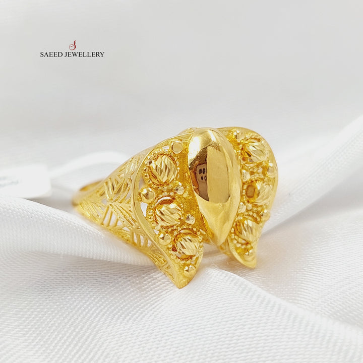 21K Gold Butterfly Ring by Saeed Jewelry - Image 2