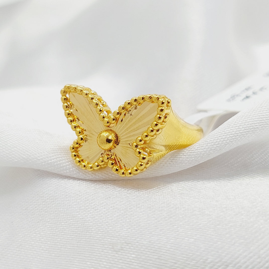 Butterfly Ring  Made Of 21K Yellow Gold by Saeed Jewelry-29149