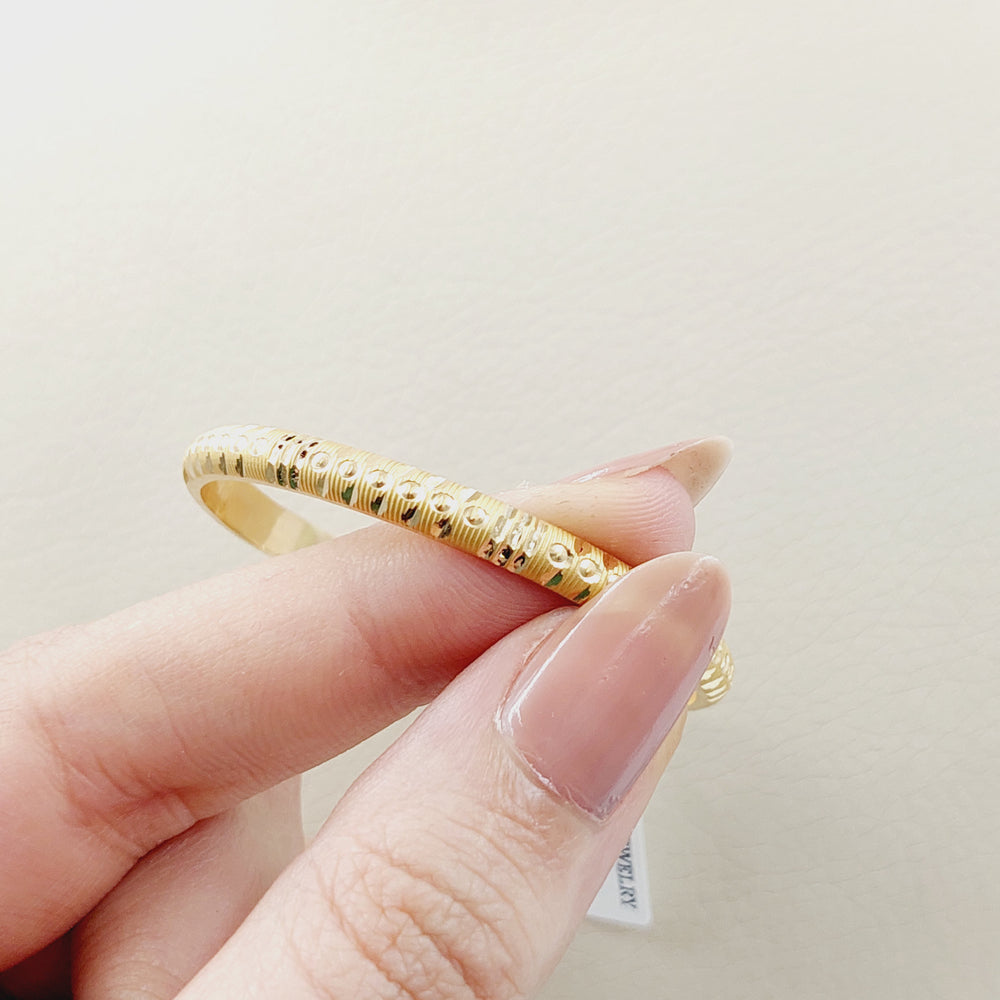 Children's Bangle Made of 21K Yellow Gold
Diameter: 4.5cm | 1.7" by Saeed Jewelry-30914
