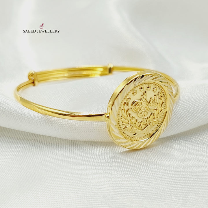 18K Gold Children's Bracelet by Saeed Jewelry - Image 3