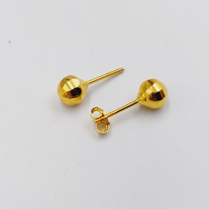 Children's Earrings  Made Of 18K Yellow Gold by Saeed Jewelry-29543