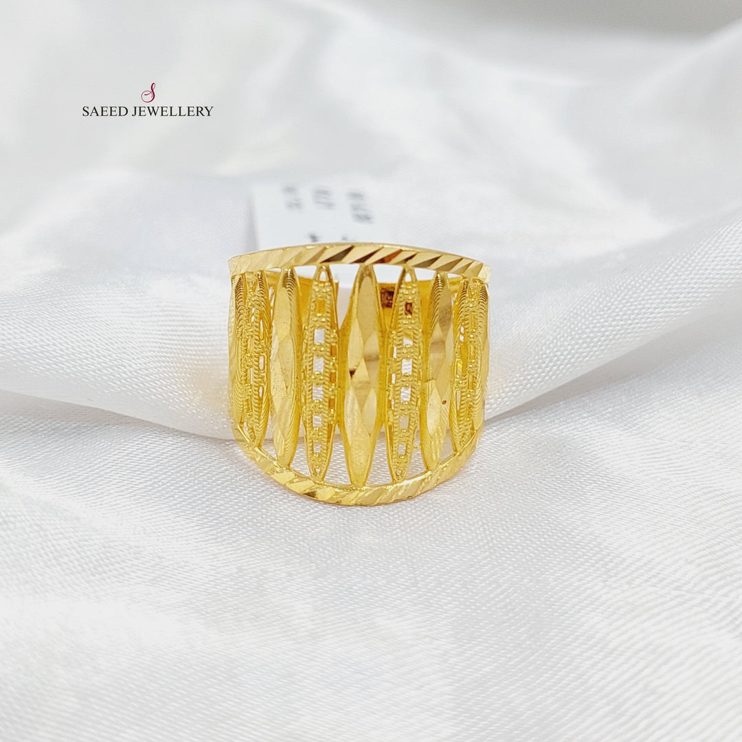 21K Gold Choker Ring by Saeed Jewelry - Image 2