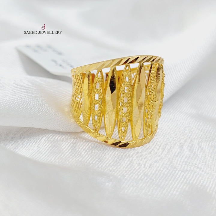 21K Gold Choker Ring by Saeed Jewelry - Image 3