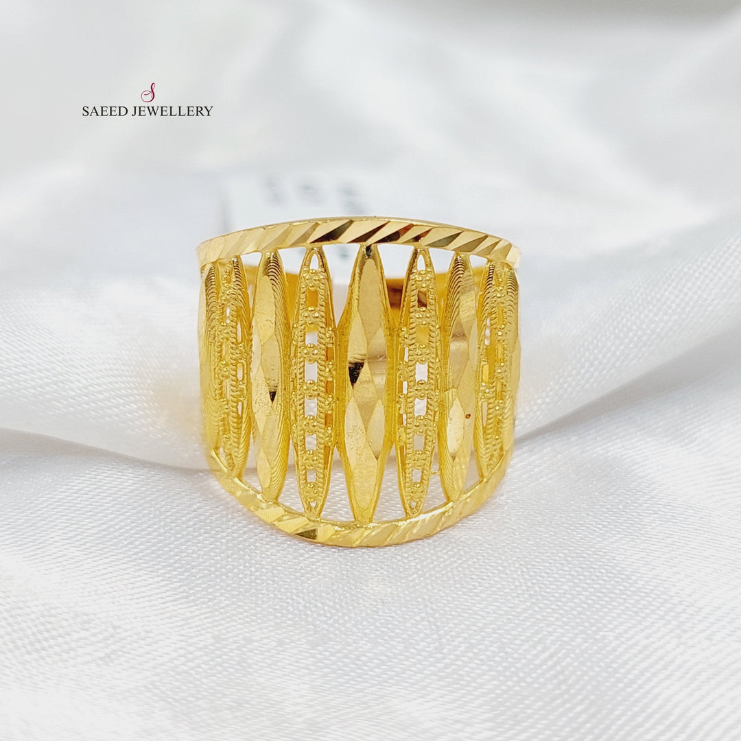 21K Gold Choker Ring by Saeed Jewelry - Image 4