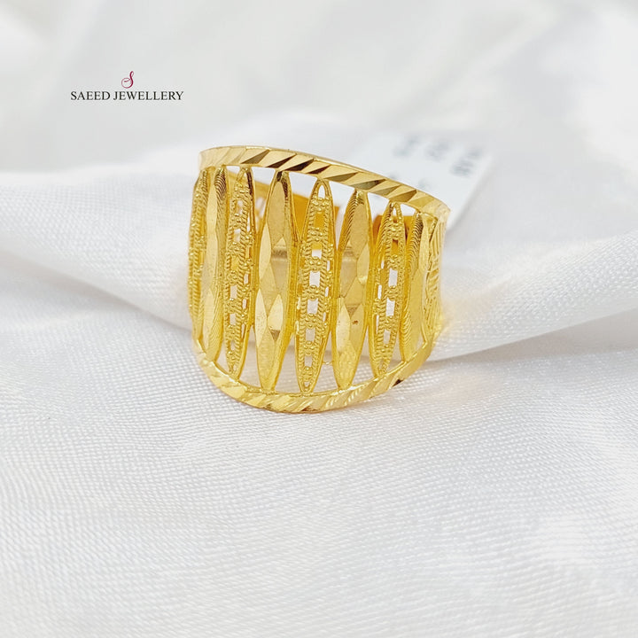Choker Ring  Made Of 21K Yellow Gold by Saeed Jewelry-30153