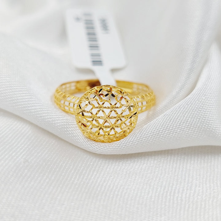 21K Gold Crown Ring by Saeed Jewelry - Image 5