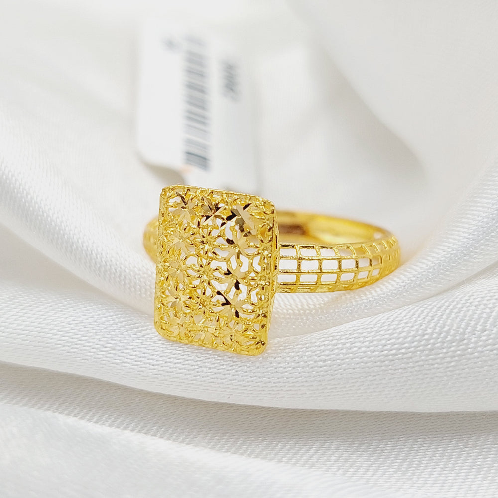 21K Gold Crown Ring by Saeed Jewelry - Image 2