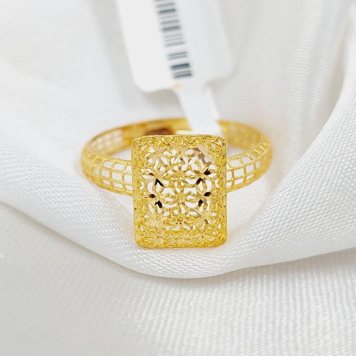 21K Gold Crown Ring by Saeed Jewelry - Image 1