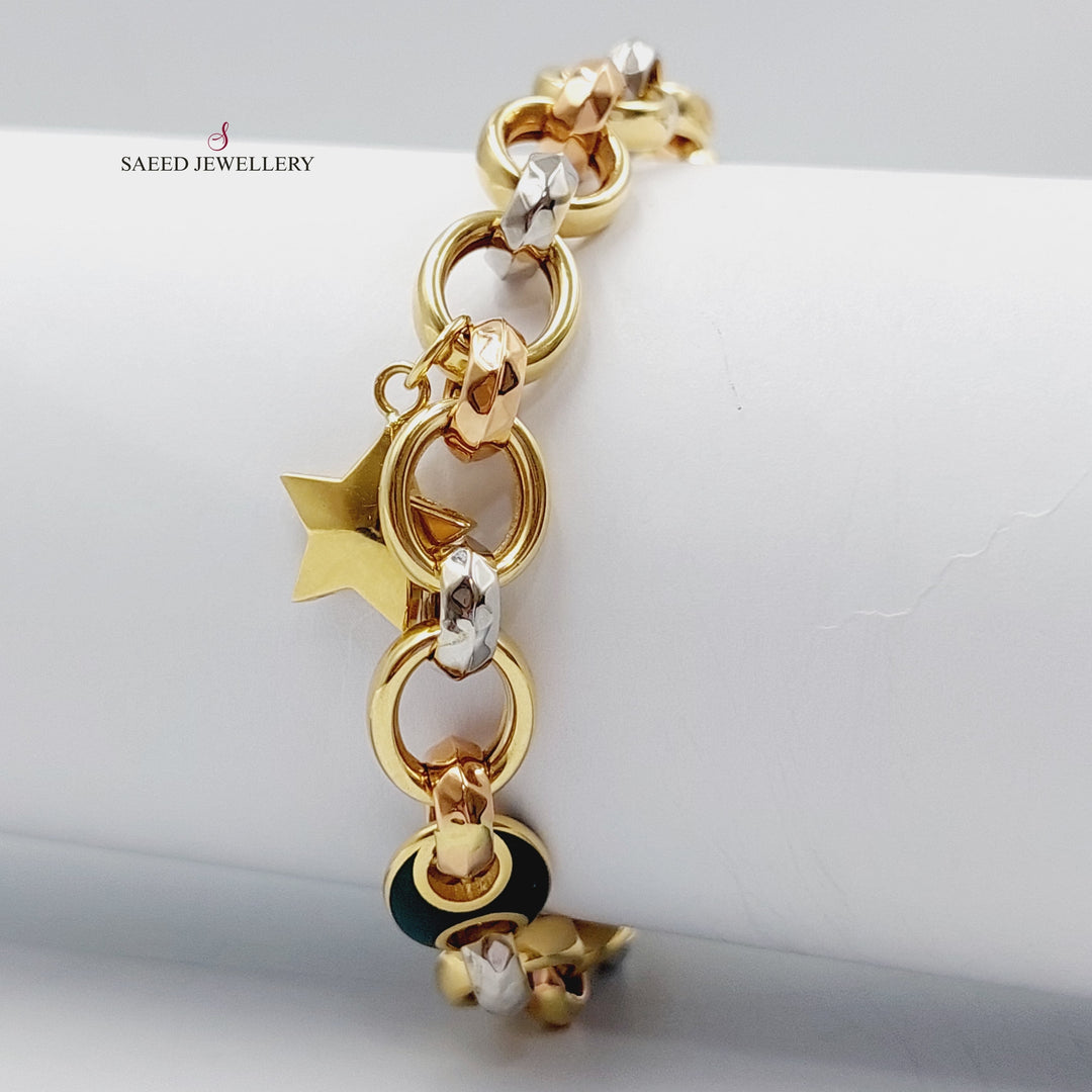 18K Gold Cuban Links Bracelet by Saeed Jewelry - Image 10