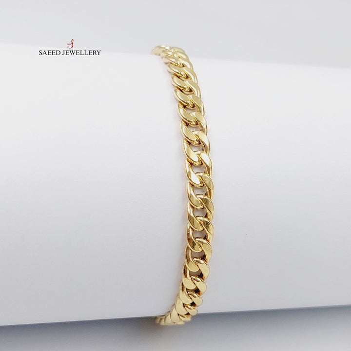 18K Gold Cuban Links Bracelet by Saeed Jewelry - Image 12