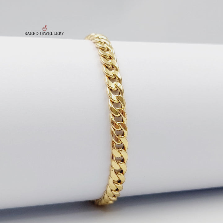 18K Gold Cuban Links Bracelet by Saeed Jewelry - Image 1