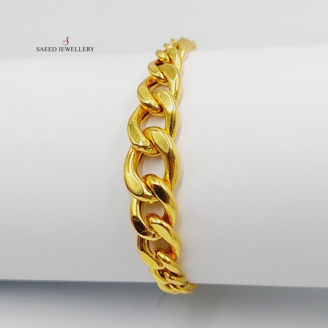 21K Cuban Links Bracelet – Saeed Jewelry - Main Image