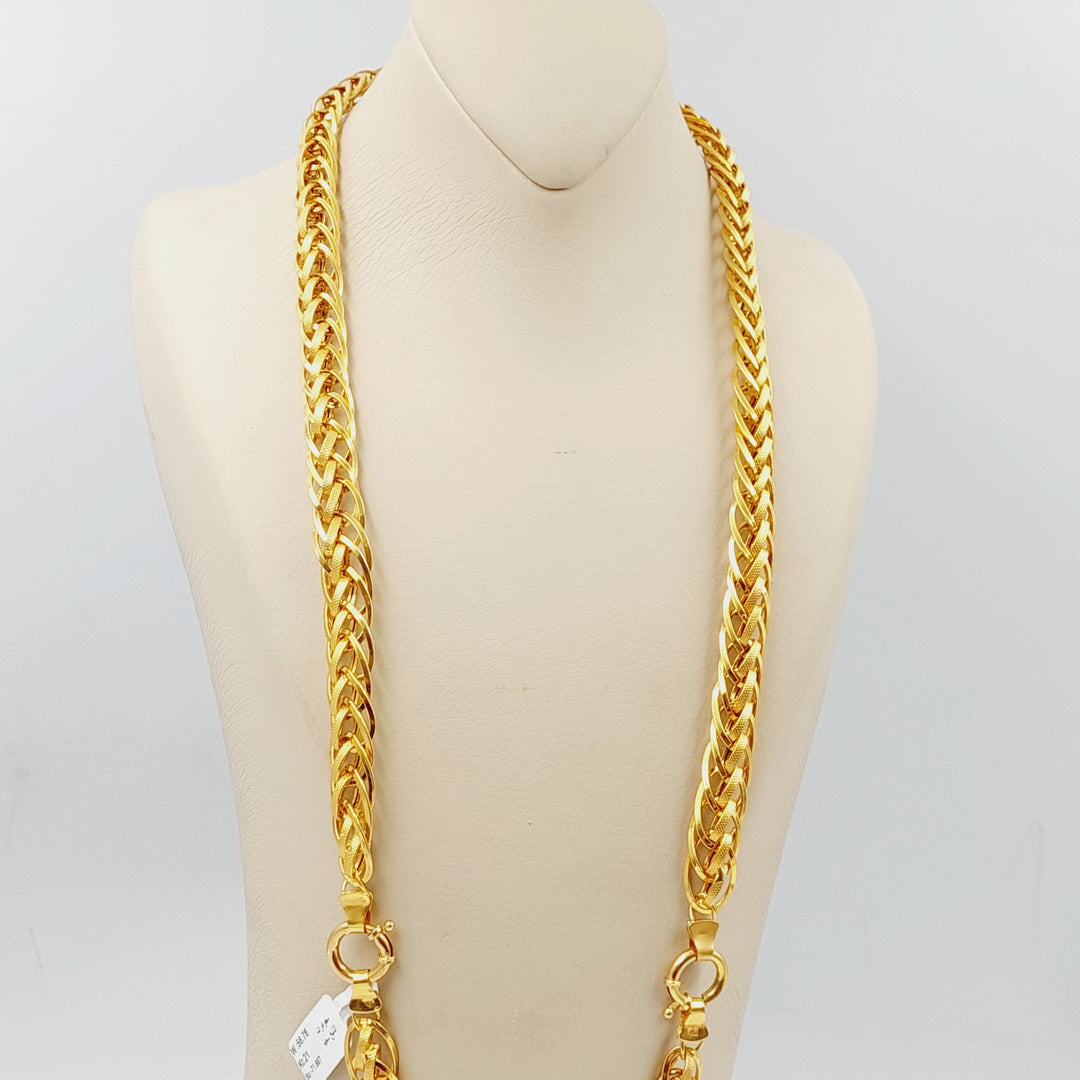 Cuban Links Set  Made Of 21K Yellow Gold by Saeed Jewelry-29016