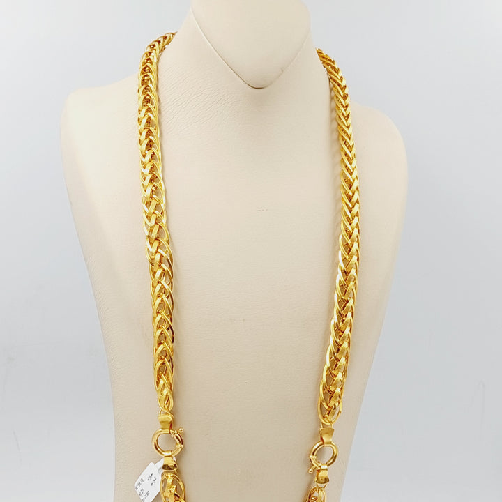 Cuban Links Set  Made Of 21K Yellow Gold by Saeed Jewelry-29016