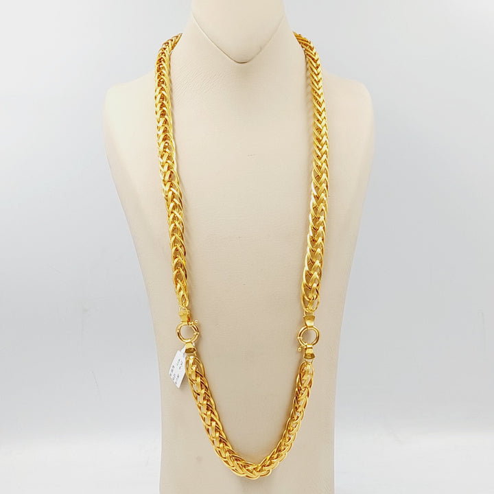 21K Gold Two Pieces Cuban Links Set by Saeed Jewelry - Image 1