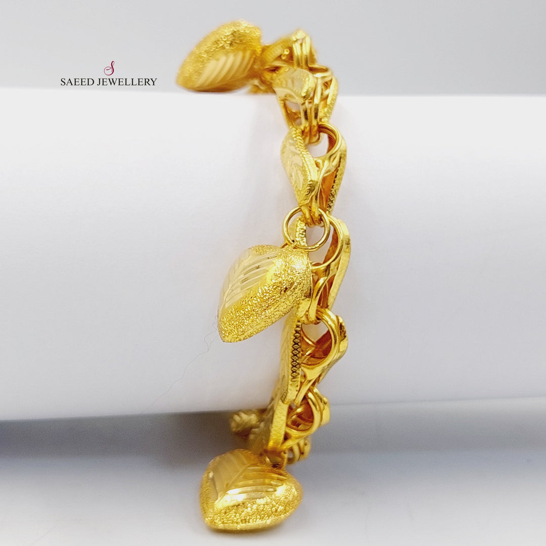 Dandash Bracelet  Made Of 21K Yellow Gold by Saeed Jewelry-29959