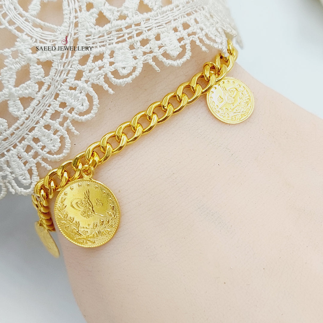 21K Gold Dandash Bracelet by Saeed Jewelry - Image 5