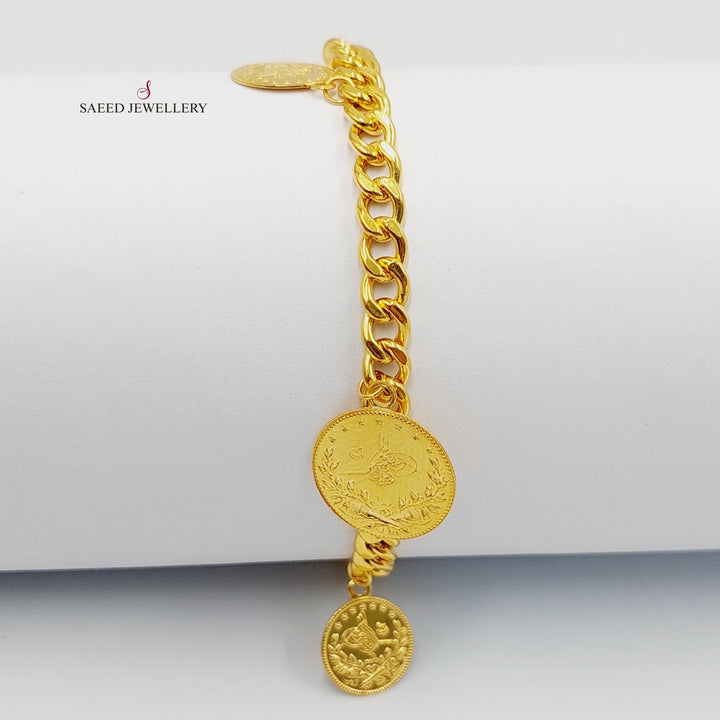 Dandash Bracelet  Made of 21K Yellow Gold by Saeed Jewelry-30843