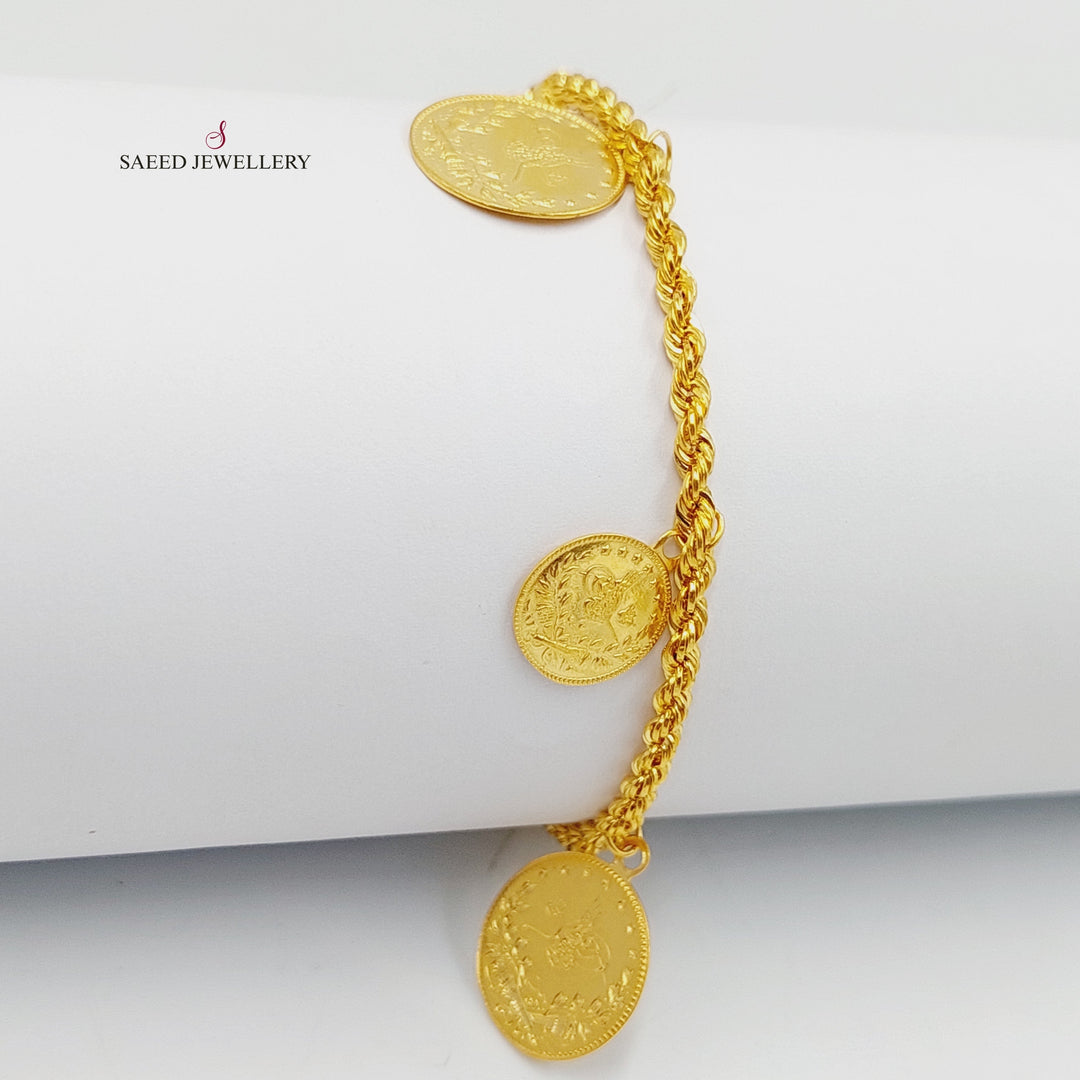 Dandash Bracelet  Made of 21K Yellow Gold by Saeed Jewelry-30844
