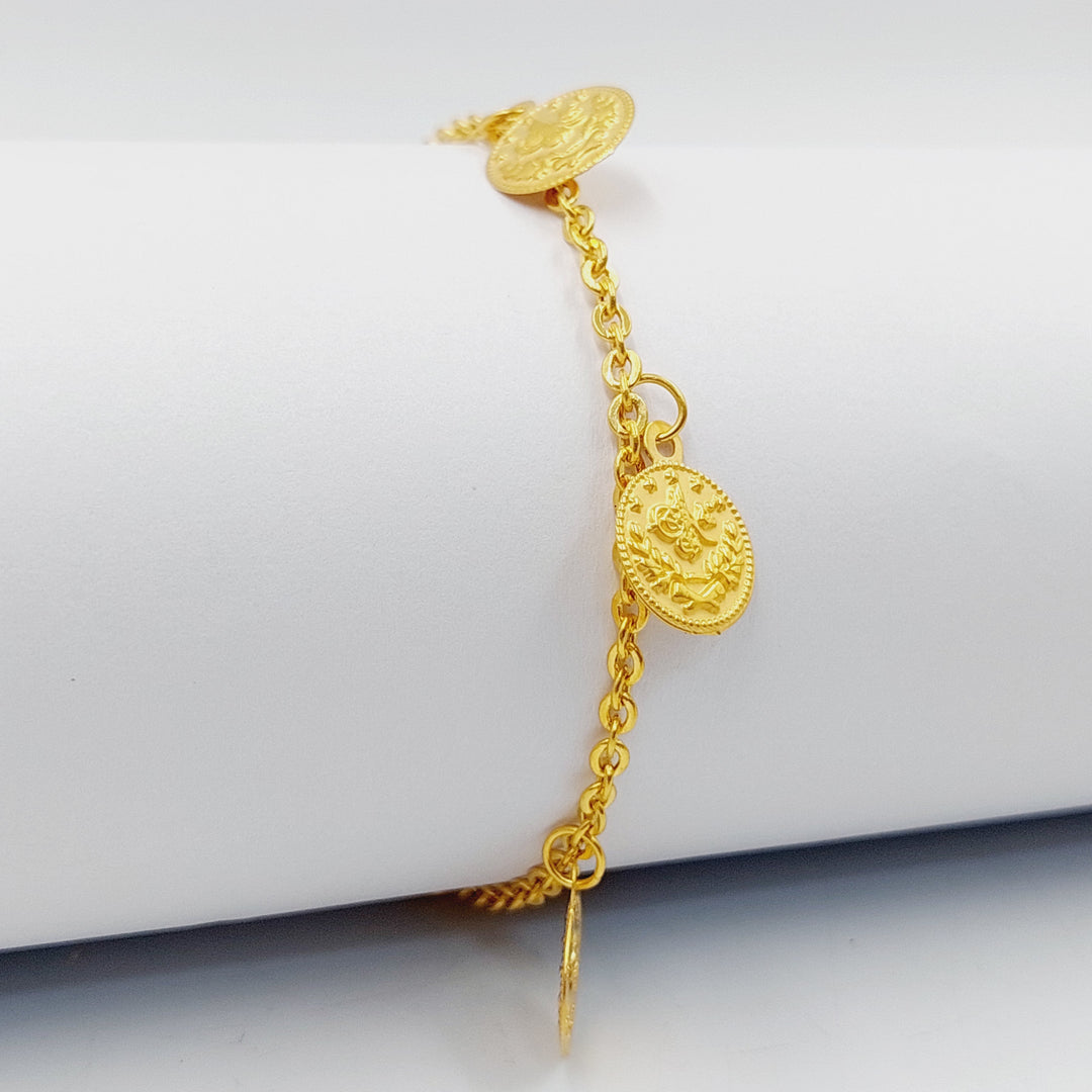 21K Gold Dandash Bracelet by Saeed Jewelry - Image 5