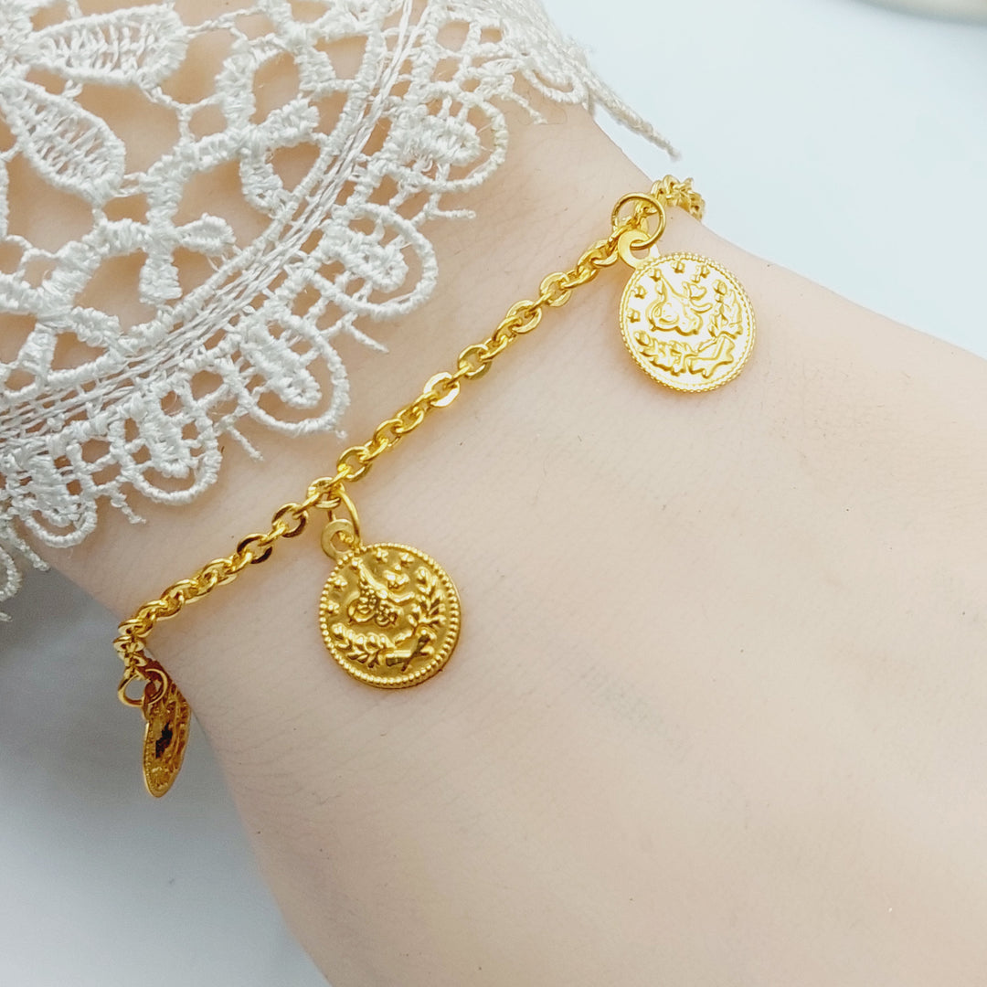 21K Gold Dandash Bracelet by Saeed Jewelry - Image 6