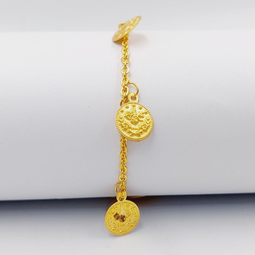 21K Gold Dandash Bracelet by Saeed Jewelry - Image 1