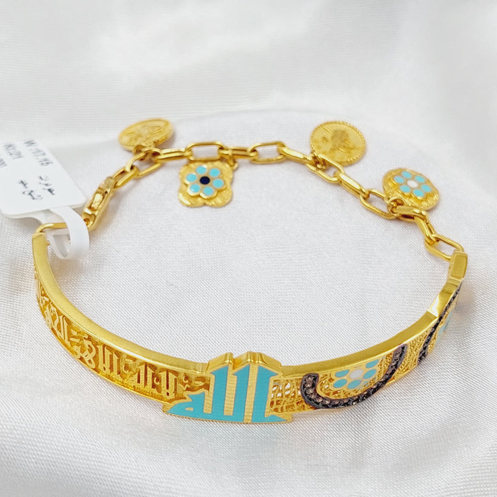 Dandash Islamic Bracelet  Made Of 21K Yellow Gold by Saeed Jewelry-29046