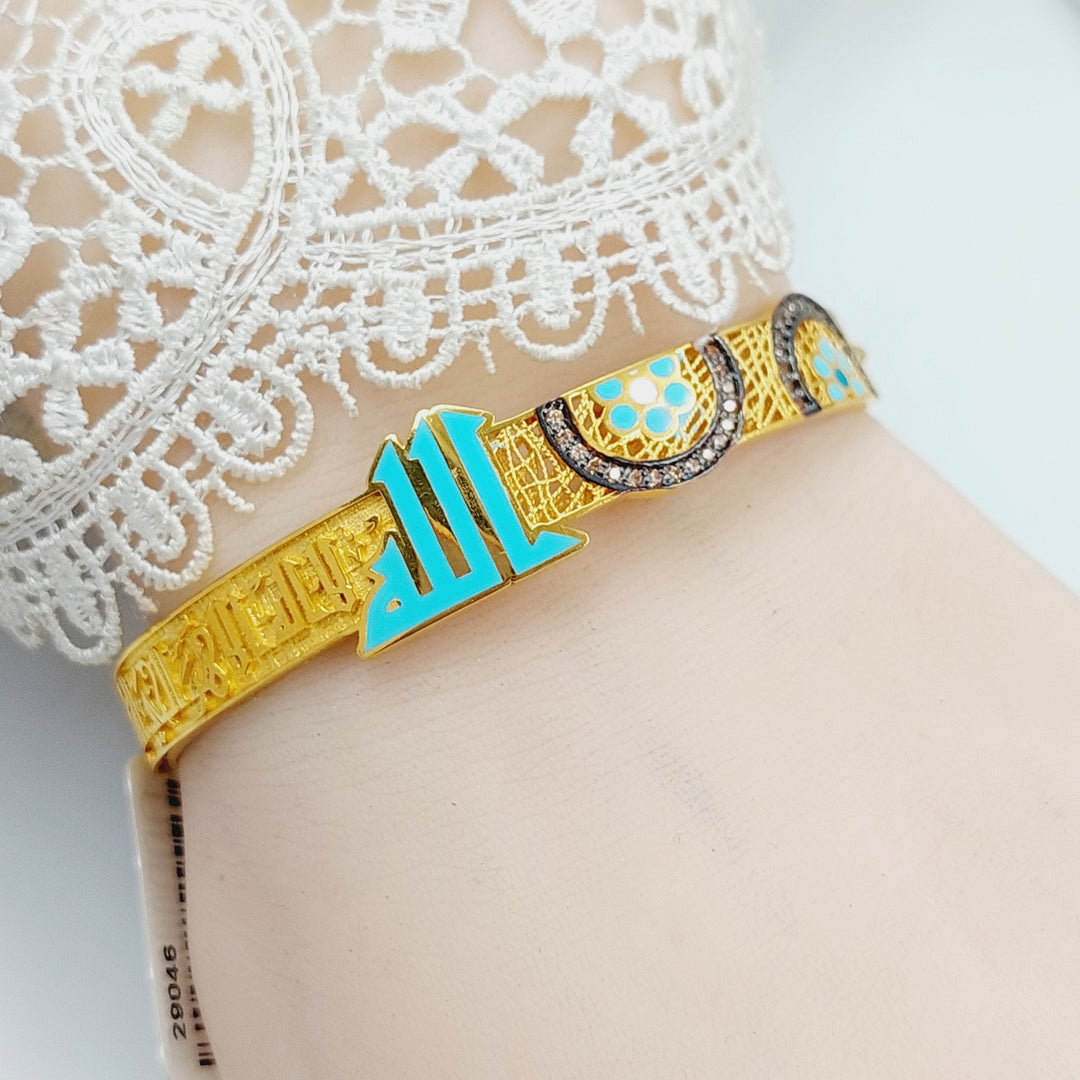 Dandash Islamic Bracelet  Made Of 21K Yellow Gold by Saeed Jewelry-29046