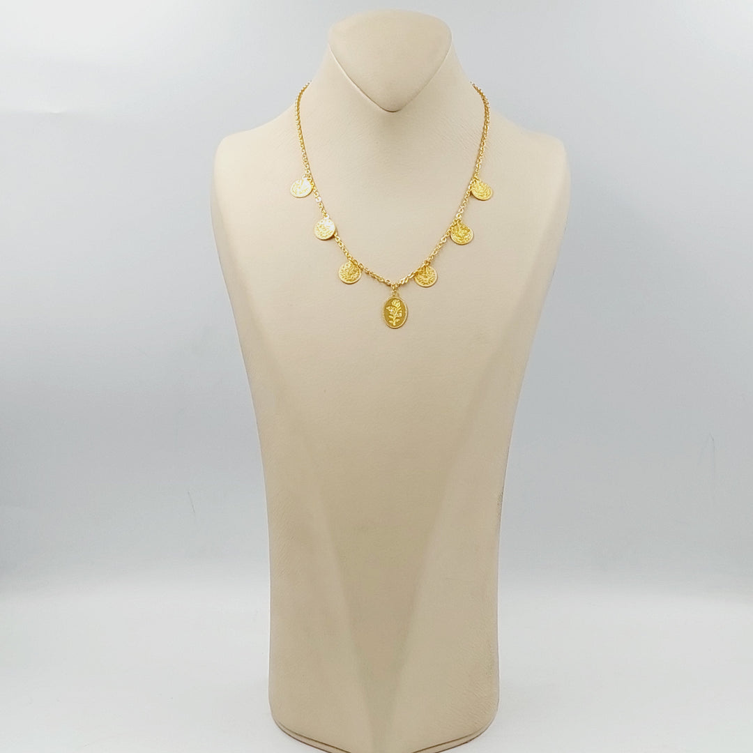 21K Gold Dandash Necklace by Saeed Jewelry - Image 2