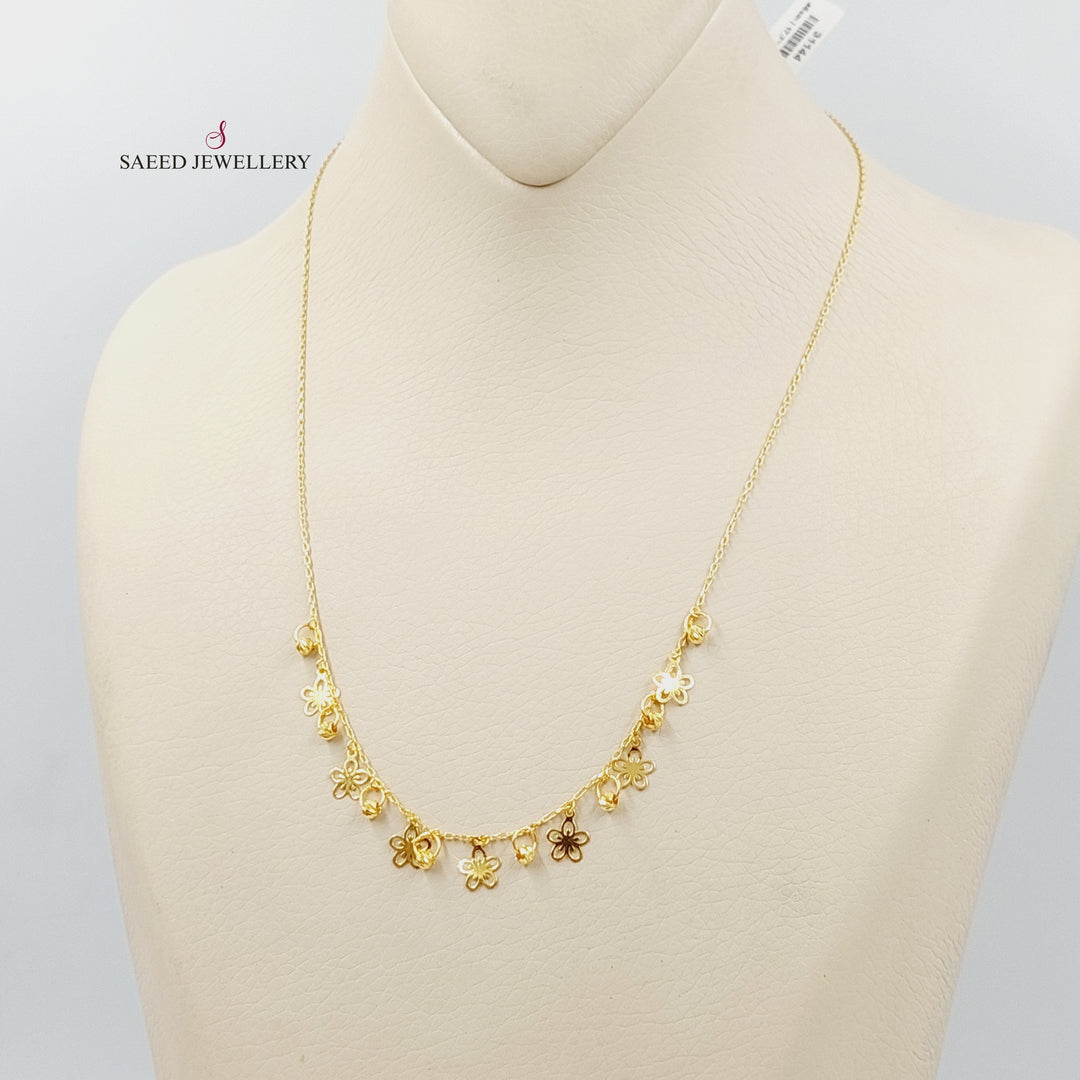21K Gold Dandash Necklace by Saeed Jewelry - Image 2