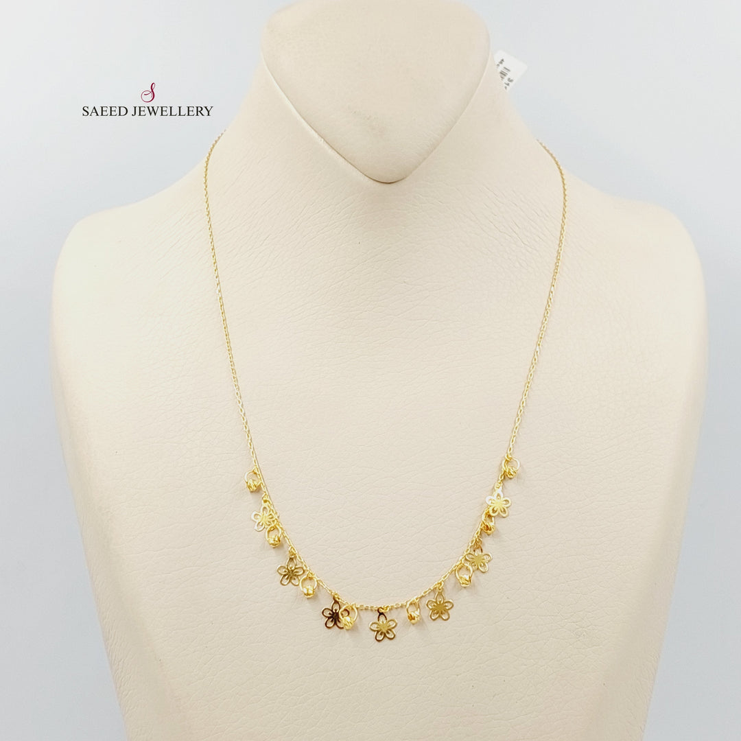 Dandash Necklace  Made of 21K Yellow Gold by Saeed Jewelry-31144
