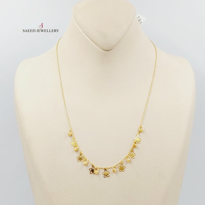 Dandash Necklace  Made of 21K Yellow Gold by Saeed Jewelry-31144
