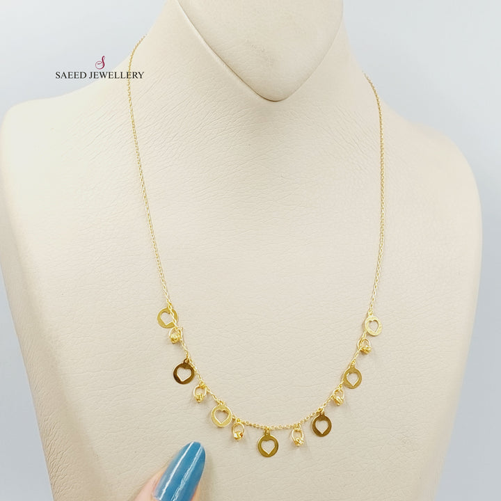 21K Gold Dandash Necklace by Saeed Jewelry - Image 2