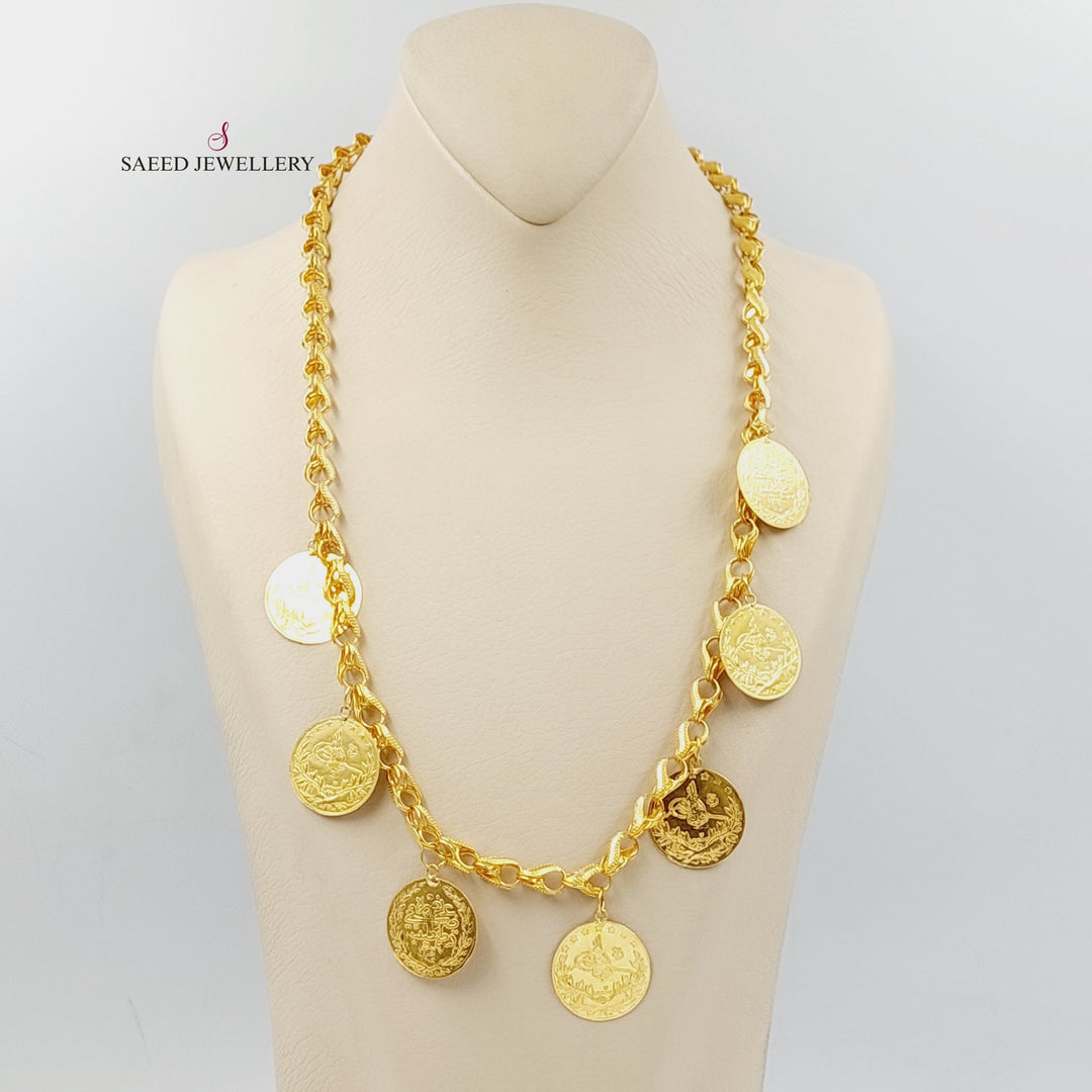 21K Gold Dandash Rashadi Necklace by Saeed Jewelry - Image 1