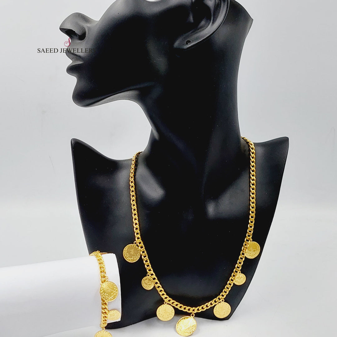 21K Gold Dandash Set by Saeed Jewelry - Image 5