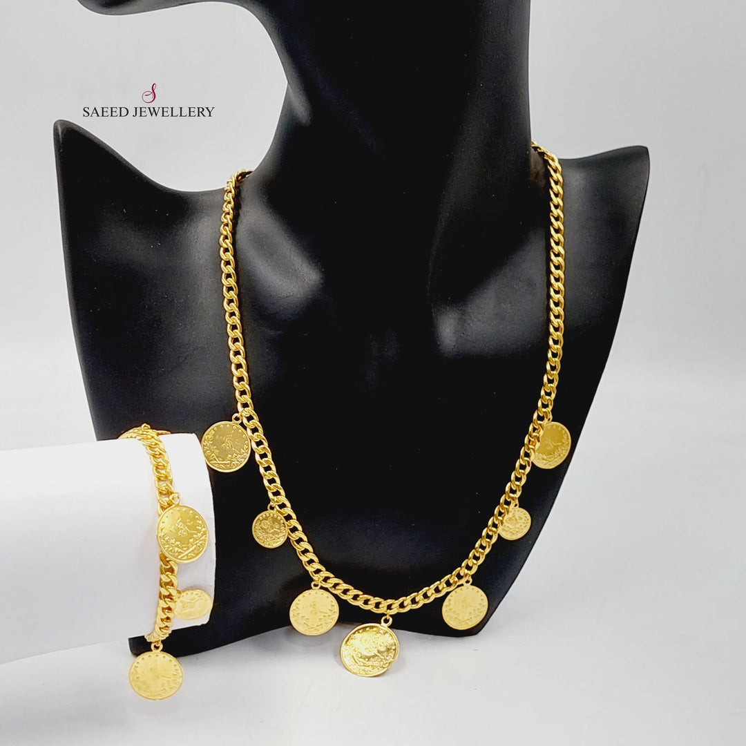 21K Gold Dandash Set by Saeed Jewelry - Image 2