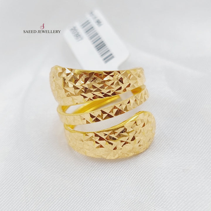 Default Title Gold Fancy Ring by Saeed Jewelry - Image 4