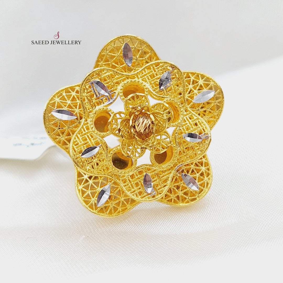 Default Title Turkish Ring. Made of Default Title Yellow Gold by Saeed Jewelry-10260