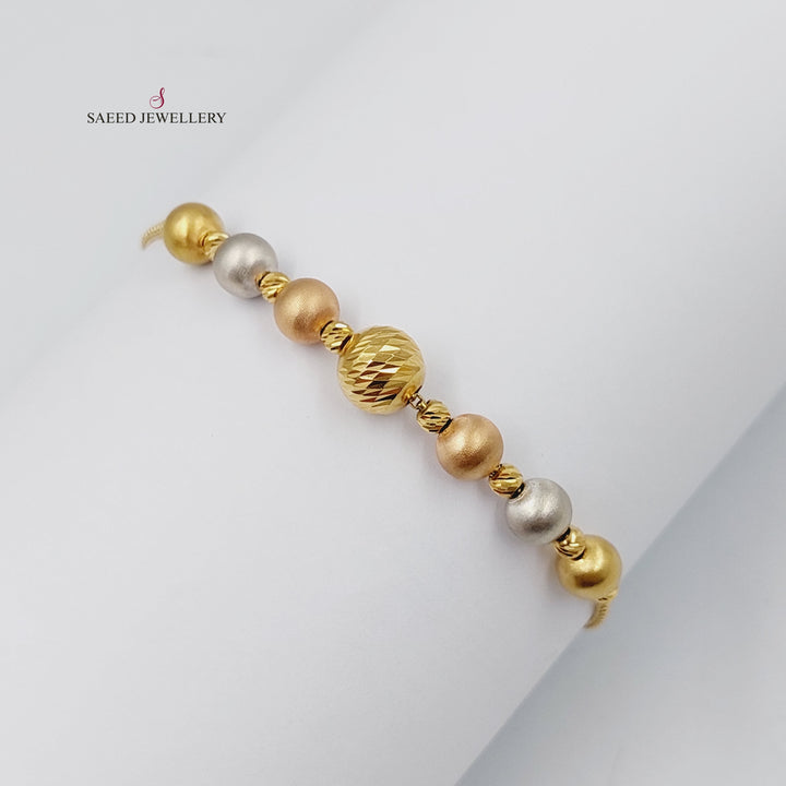 Deluxe Balls Bracelet  Made Of 18K Colored Gold by Saeed Jewelry-29681