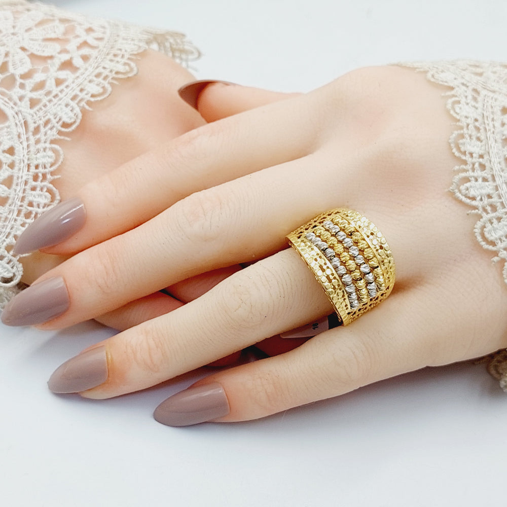 18K Gold Deluxe Balls Ring by Saeed Jewelry - Image 2