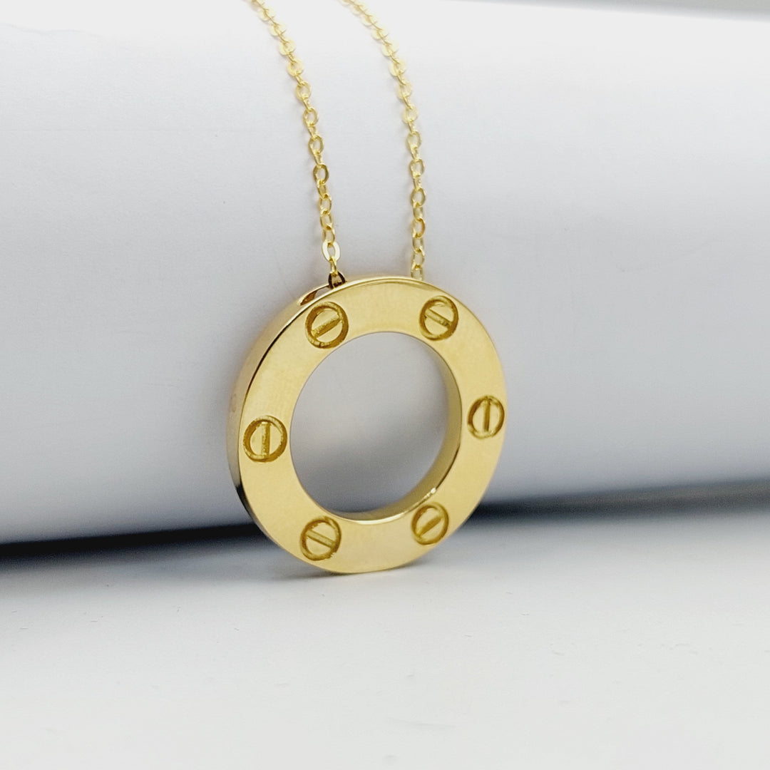 Deluxe Figaro Necklace  Made Of 18K Yellow Gold by Saeed Jewelry-30663