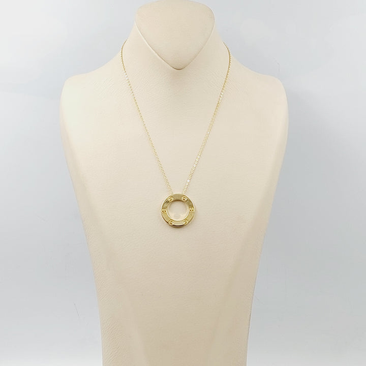 Deluxe Figaro Necklace  Made Of 18K Yellow Gold by Saeed Jewelry-30663