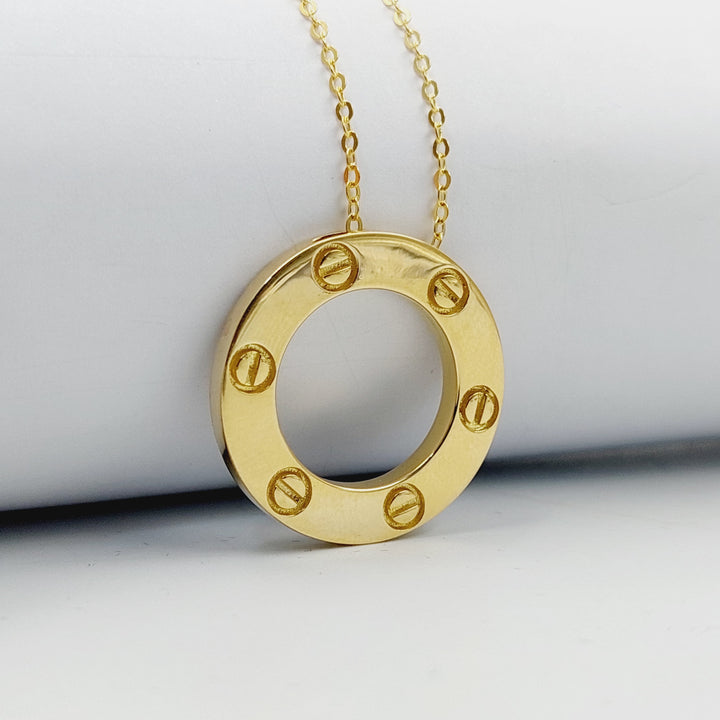 Deluxe Figaro Necklace  Made Of 18K Yellow Gold by Saeed Jewelry-30663