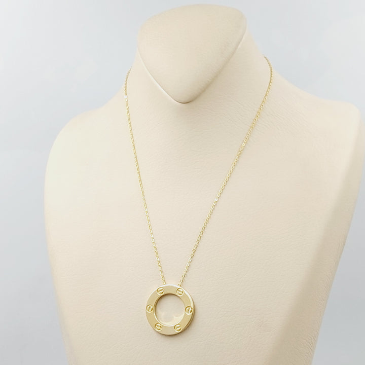 Deluxe Figaro Necklace  Made Of 18K Yellow Gold by Saeed Jewelry-30663