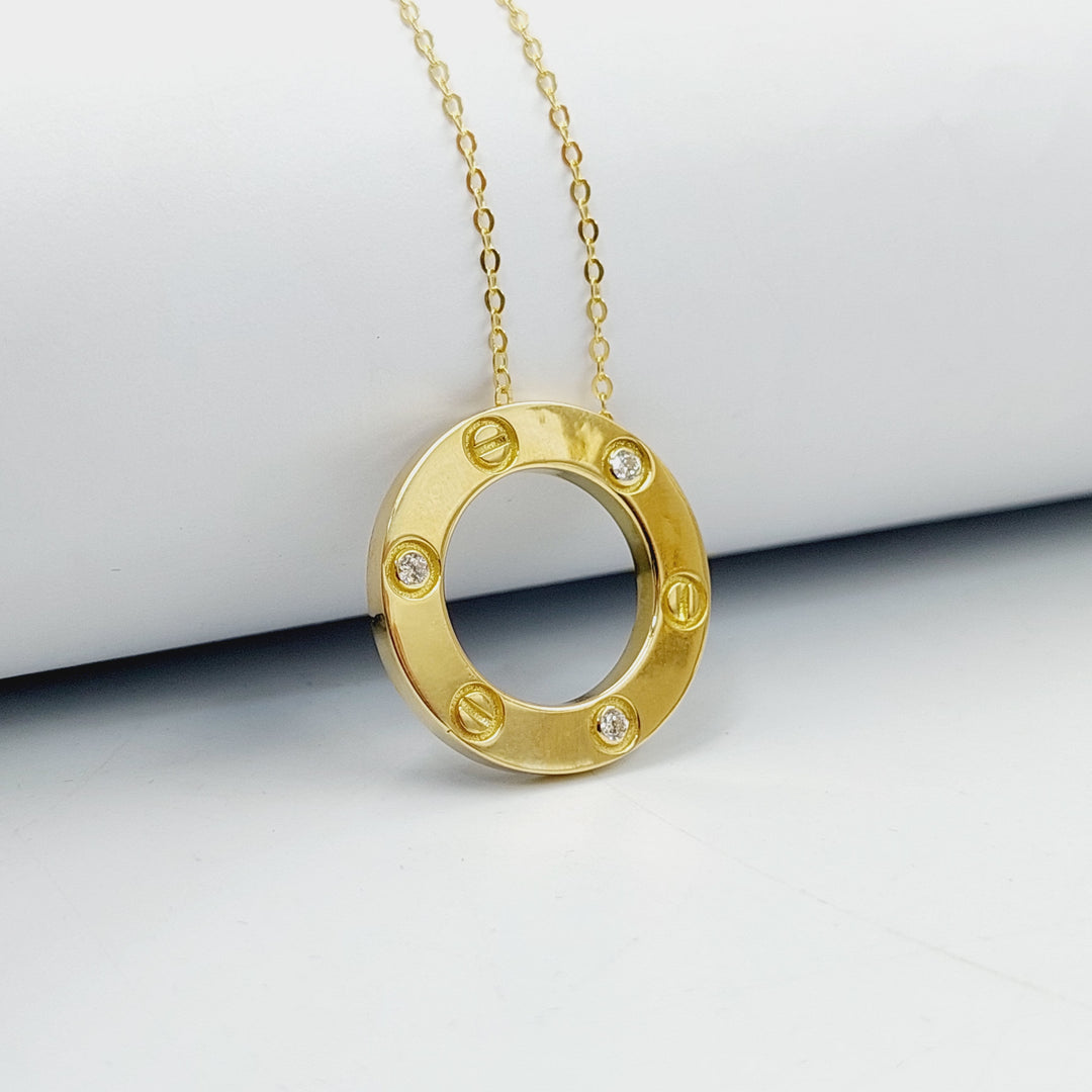 Deluxe Figaro Necklace  Made Of 18K Yellow Gold by Saeed Jewelry-30664