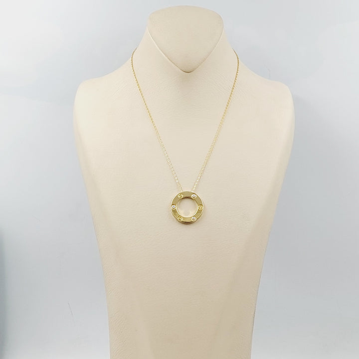 Deluxe Figaro Necklace  Made Of 18K Yellow Gold by Saeed Jewelry-30664